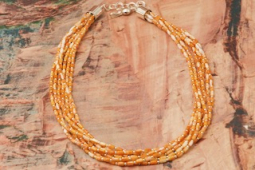 Desiree Yellowhorse 26" Long Genuine Spiny Oyster Shell 7 Strand Necklace